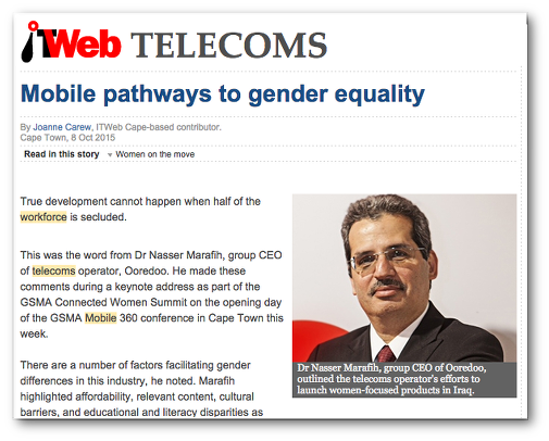 Mobile pathways to gender equality 