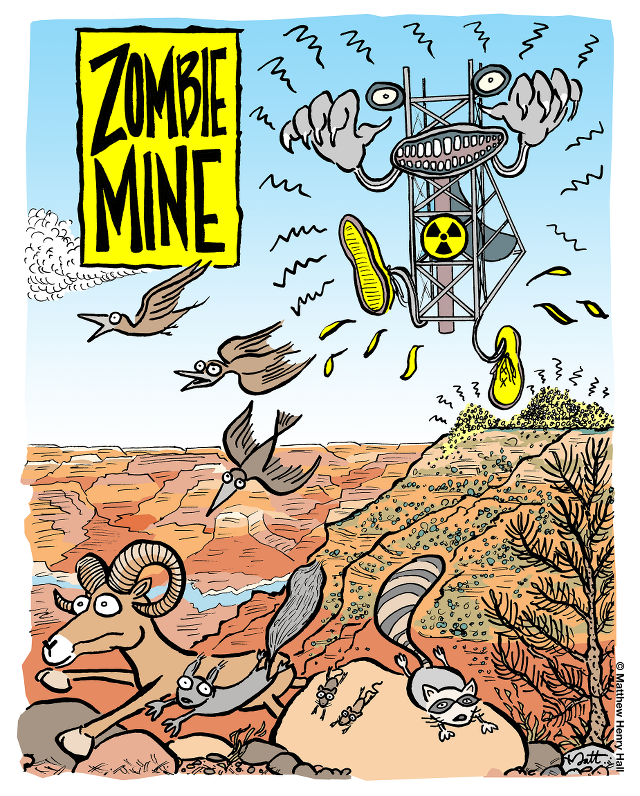 Zombie Mine cartoon